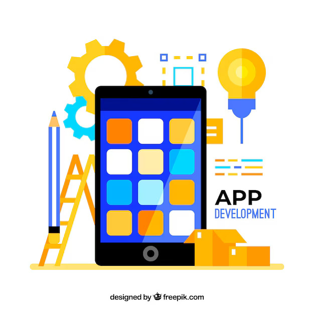 app development concept with flat design_23 2147858579